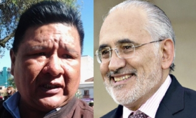 Sergio Choque y Carlos Mesa/Foto. Kandire