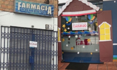 Farmacias clausuradas/Foto. RRSS