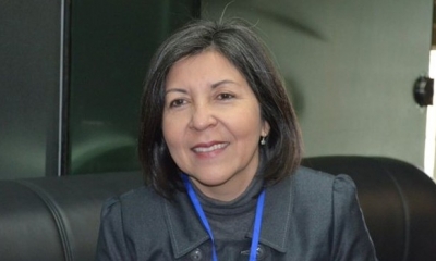 Embajadora de Bolivia en Rusia, María Luisa Ramos.