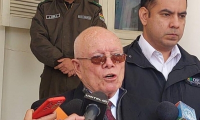 El presidente del Tribunal Supremo Electoral (TSE), Oscar Hassenteufel