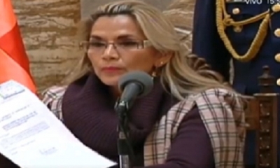 Jeanine Añez/Foto. Captura de pantalla