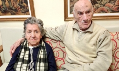 Hilda y Hugo, de 88 y 92 años/Foto. RRSS