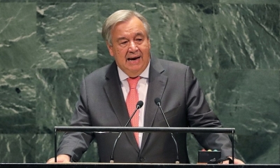 El secretario general de la ONU, Antonio Guterres.
