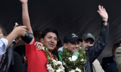 Marco Pumari y Fernando Camacho | AFP
