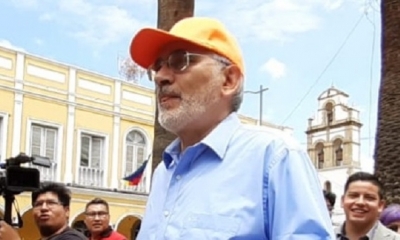 El candidato por Comunidad Ciudadana (CC), Carlos Mesa.