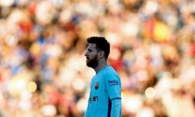 El delantero argentino del FC Barcelona Lionel Messi