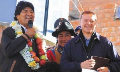 Evo Morales y José Alberto Gonzáles/Foto. RRSS