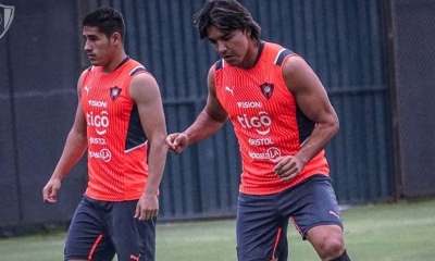 Marcelo Martins en un entrenamiento 