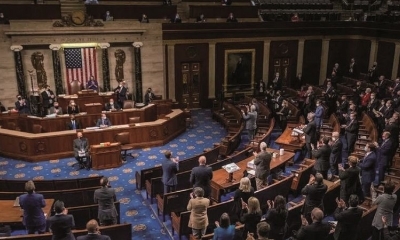 Una sesión del Senado de EEUU, en cuyas manos está el plan del presidente Joe Biden.