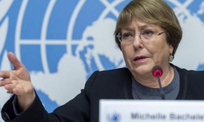 La alta comisionada de las Naciones Unidas para los Derechos Humanos, Michelle Bachelet. | Foto archivo | DW