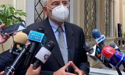 Carlos Mesa, jefe de Comunidad Ciudadana (CC)