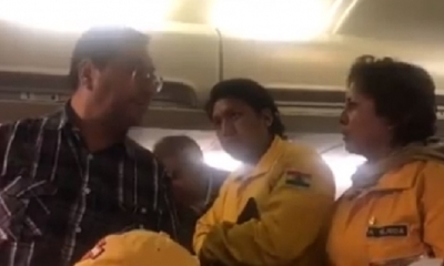 El hecho sucedió en el aeropuerto/Foto. Captura de pantalla