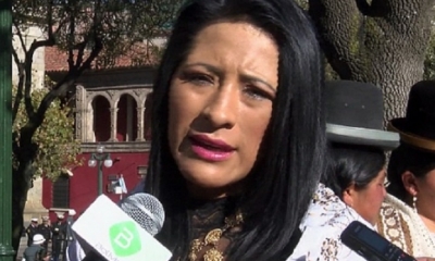 Wilma Alanoca, Ministra de Culturas/Foto. RRSS