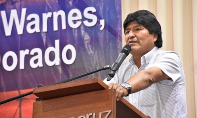 El presidente Evo Morales