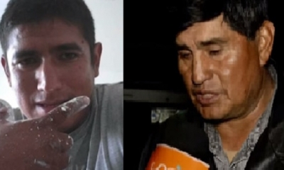 El papá de la víctima mostró los mensajes de texto/Foto. Captura de pantalla 