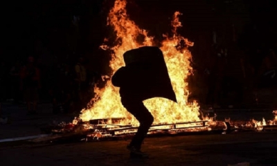 Chile está sumido en una ola de violentas protestas. | Fuente: AFP