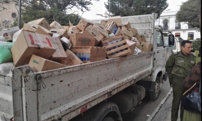 Estos son los productos decomisados.