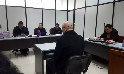 El Defensor del Pueblo, fue testigo en la audiencia de Lozada/Foto. RRSS