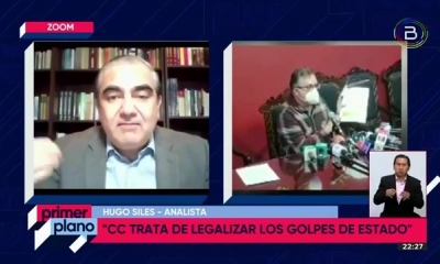 Analista político Hugo Siles.