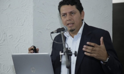 Óscar Barriga, presidente de  YPFB/Foto. IS