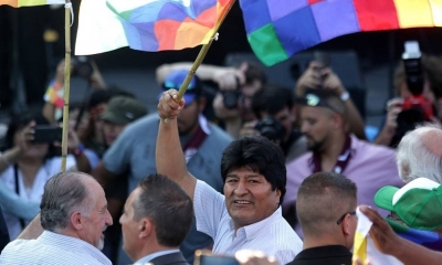 El expresidente Evo Morales
