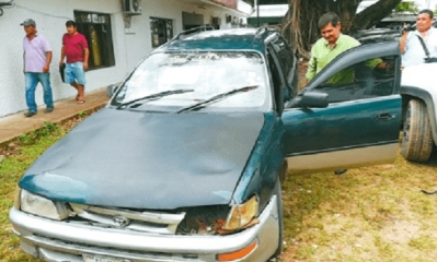 Fernando Taborga volvió a sonreir al ver su vagoneta. Foto: El Deber