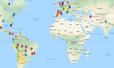 Los recintos electorales habilitados en el país. | Captura
