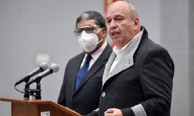 El ministro de Gobierno, Arturo Murillo