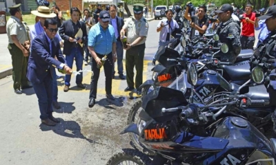 La Alcaldía procedió a la entrega de 10 motocicletas de marca Kawasaki al grupo Delta