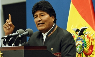 El presidente Evo Morales