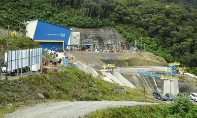 Las instalaciones de la Central Hidroeléctrica San José I/Foto. Mauricio Rocabado