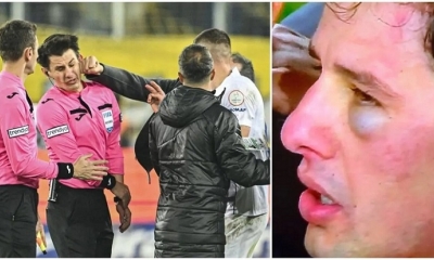 Agresión contra el árbitro Halil Umut Meler en la Superliga de Turquía | Fuente: AFP / Captura