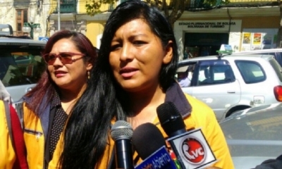 Alcaldesa de El Alto Soledad Chapetón. Foto. RRSS