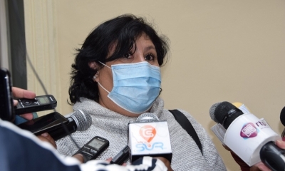 Patricia Arce, senadora del Movimiento Al Socialismo (MAS)