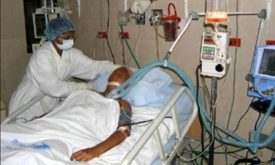 La mujer se encuentra internada en el hospital/Foto. RRSS