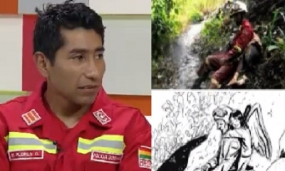 Marvel Flores, cargo a una niña sin vida/Foto. Kandire