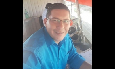 El periodista deportivo Julio César Quiroga Rojas 