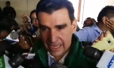 José María Leyes al salir de su audiencia/Foto. Captura de pantalla