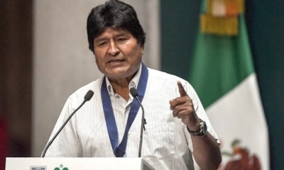 El expresidente Evo Morales 