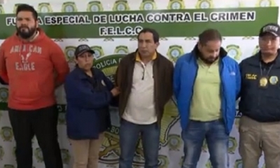 Los acusados fueron presentados a lose medios de comunicación/Foto. RRSS