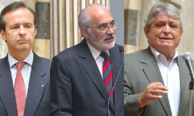 Tuto Quiroga, Carlos Mesa y Jaime Paz confirmaron su presencia/Foto. Kandire