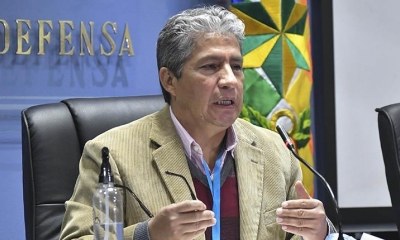 El ministro de Defensa del Estado, Edmundo Novillo.
