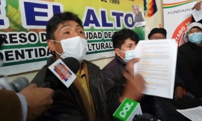 Gómez anunció el paro desde este miércoles. 