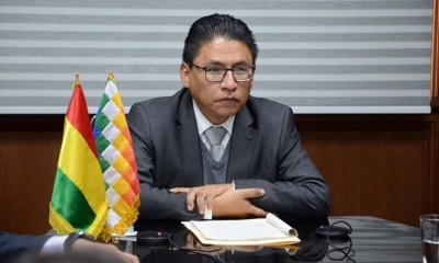 El ministro de Justicia, Iván Lima.