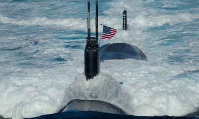 Submarino a propulsión nuclear.