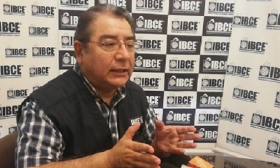 El gerente del privado Instituto Boliviano de Comercio Exterior (IBCE), Gary Rodríguez
