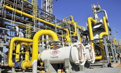 El ducto de exportación de gas de Bolivia hacia Argentina. 