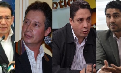 Ramiro Guerrero, César Navarro, Héctor Arce y Pablo Menacho/Foto. Kandire