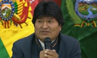 El presidente Evo Morales. 