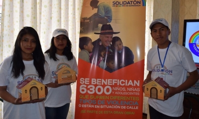 Así presentaron la Solidaton en La Paz/Foto. Extend